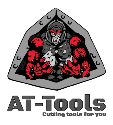 AT-Tools logo, forgácsoló szerszámok, cnc